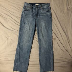 Francesca’s High Rise Straight Jeans